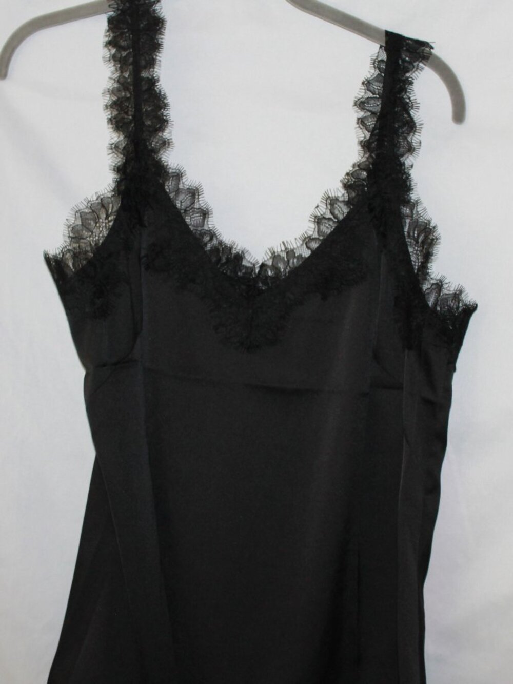 WHBM Black Satin Cami
